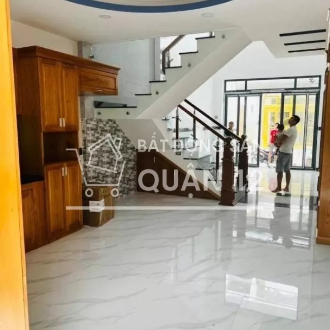 Nhà mới ở ngay DT 60m DTS 220 xe tải vi vu 5 phòng - An Phú Đông