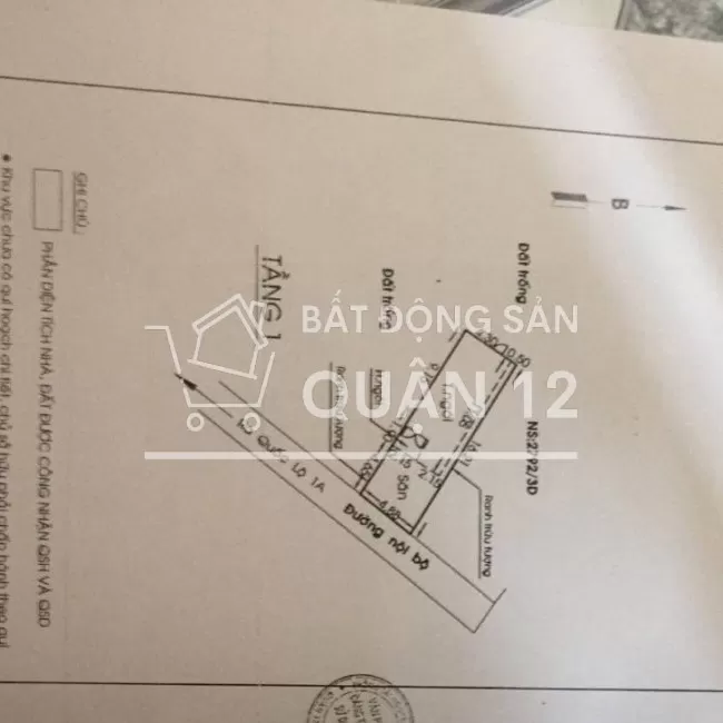 Cần bán gấp nhà An Phú Đông, Quận 12. DT 76.6 giá 3,1 tỷ