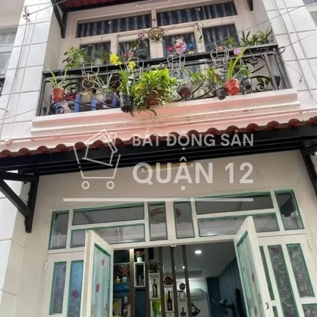 Chỉ 1 tỷ 7 mua được nhà quận 12 4 phòng ngủ ngay cầu vượt ngã tư ga 