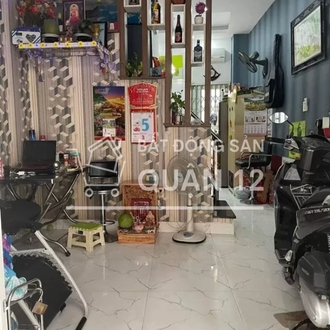 Chỉ 1 tỷ 7 mua được nhà quận 12 4 phòng ngủ ngay cầu vượt ngã tư ga 