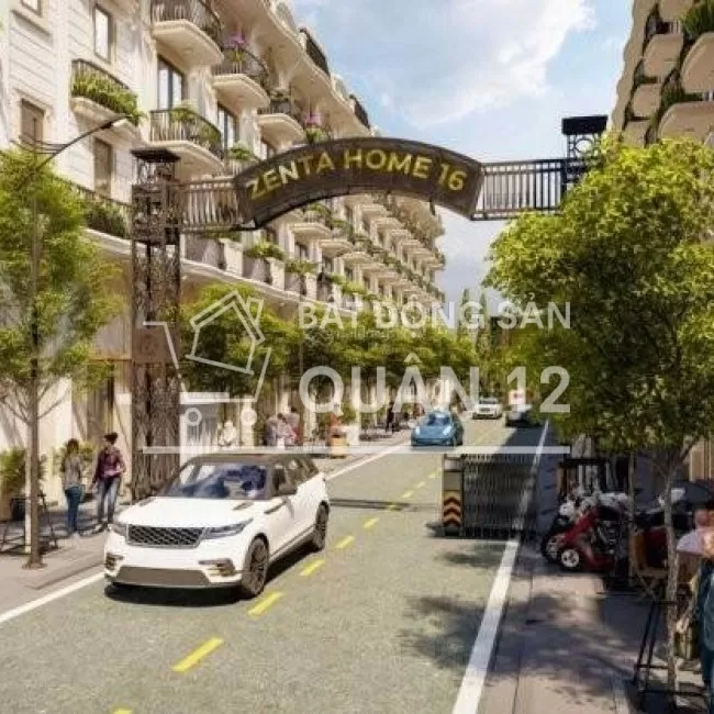 Bán nhà phố Zenta Home Thạnh Lộc 16, Quận 12, ngã 4 Ga. Giá từ 5.6 tỷ