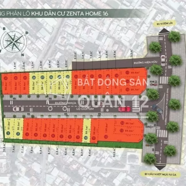 BÁN NHÀ DỰ ÁN ZETA HOME 16, 5,660 tỷ , 50,1m2