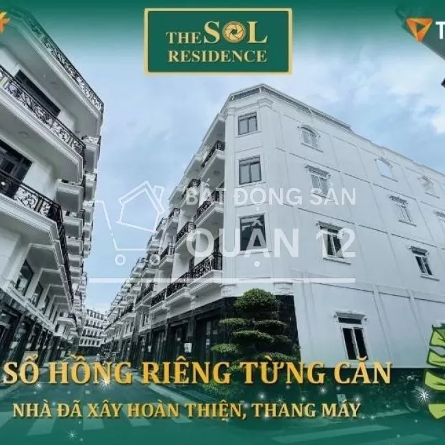 Bán nhà phốThe Sol Residence Phường Thạnh Xuân Q12 Ngay CV 150ha