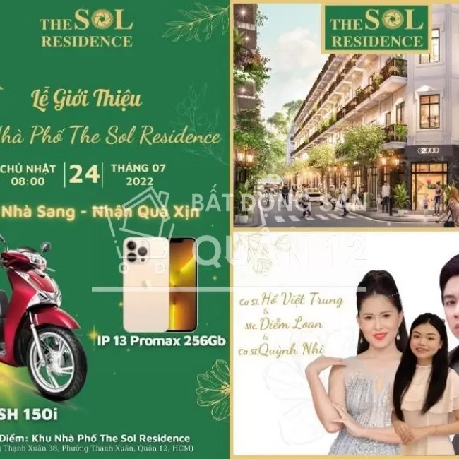 Cần bán nhà gộp chính chủ không xoay được tiền Q12