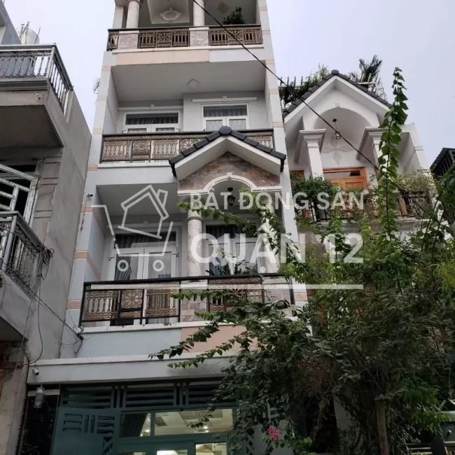 Nhà // Thới An 16 Quận 12, 1 trệt 3 lầu, 4mx16m, Hẻm 7m, Giá: 5,050 Tỷ