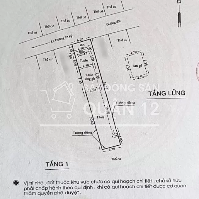RẤT GẤP! nhà C4, 6,2m x37m, Tô Ký, Q.12, đường ô tô tránh, nhỉnh 9 tỷ.