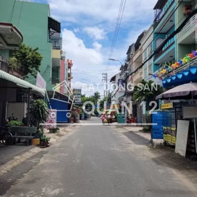 Bán nhà Tô Ký, Q.12, 120m2, 4 tầng, 4PN, 5WC, 100m ra mặt tiền, 12T5