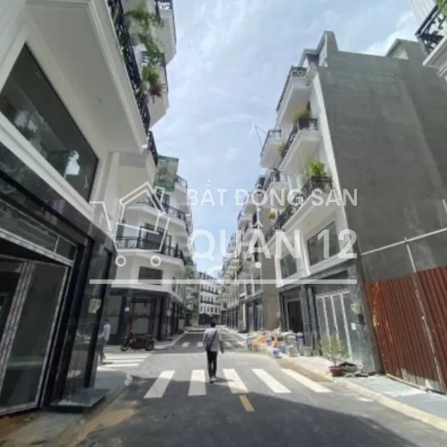 Nhà phố mặt tiền Tô Ngọc Vân Q12 - diện tích đất : 56m2 - 90m2 