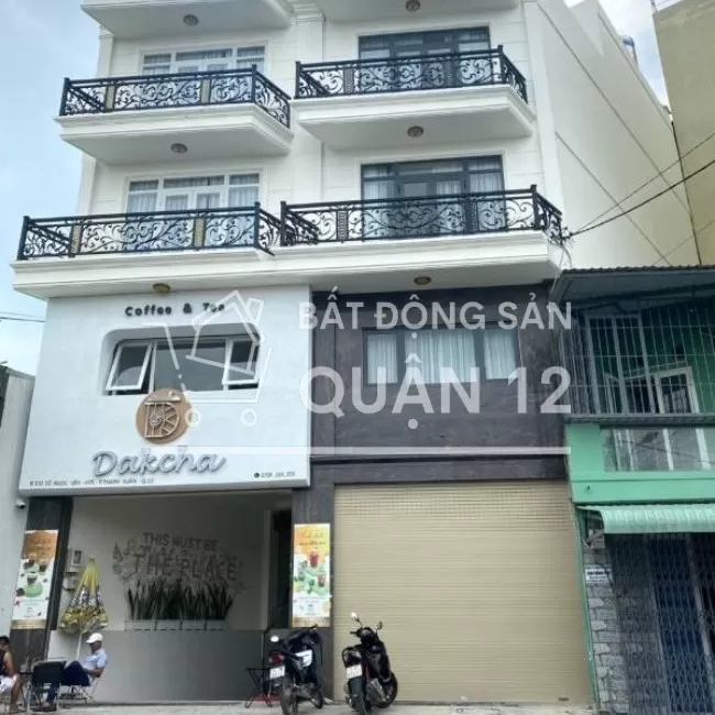 Nhà mới xây siêu đẹp mặt tiền Tô Ngọc Vân Q12, khu sầm uất, KD tốt