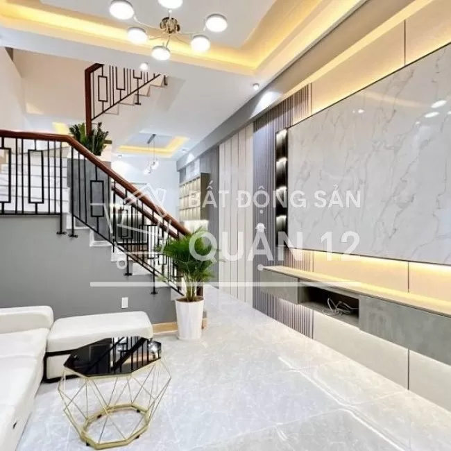 Nhà siêu xinh quận 12- hẻm oto quay đầu -- 55m2