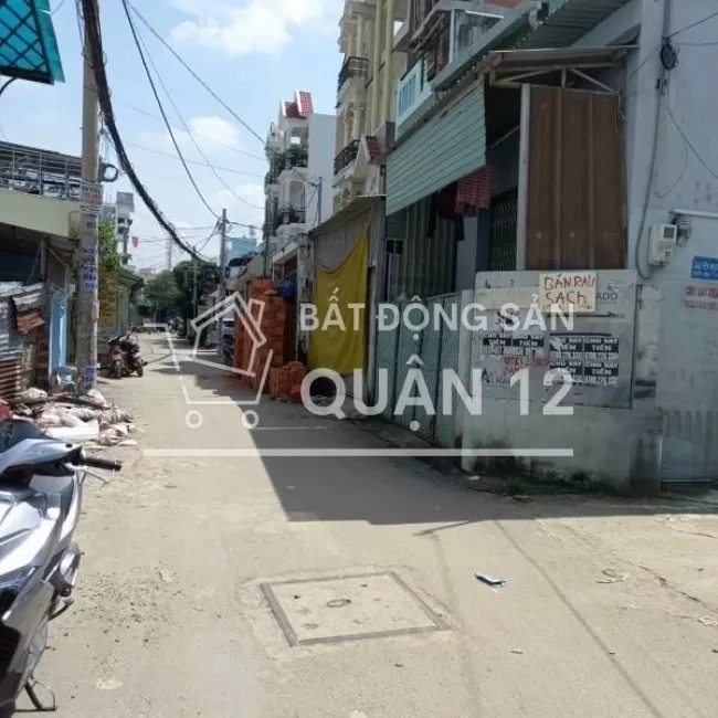 Bán nhà mặt tiền thông 5m đường Trần thị hè quận 12 