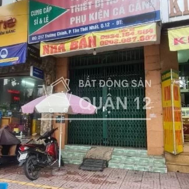Bán nhà 2 MT đường Trường Chinh, Tân Thới Nhất, Quận 12.