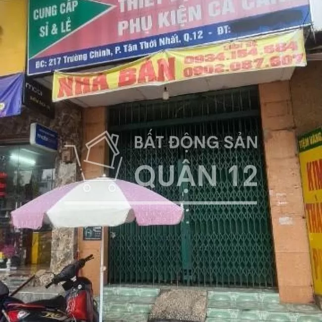 Bán nhà 2 MT đường Trường Chinh, Tân Thới Nhất, Quận 12.