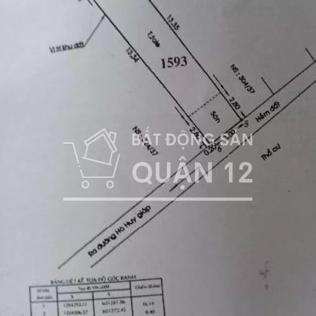 Nhà Bán tại 112/5 Đường TX38, phường Thạnh Xuân, KP3, QUận 12, Tp.HCM