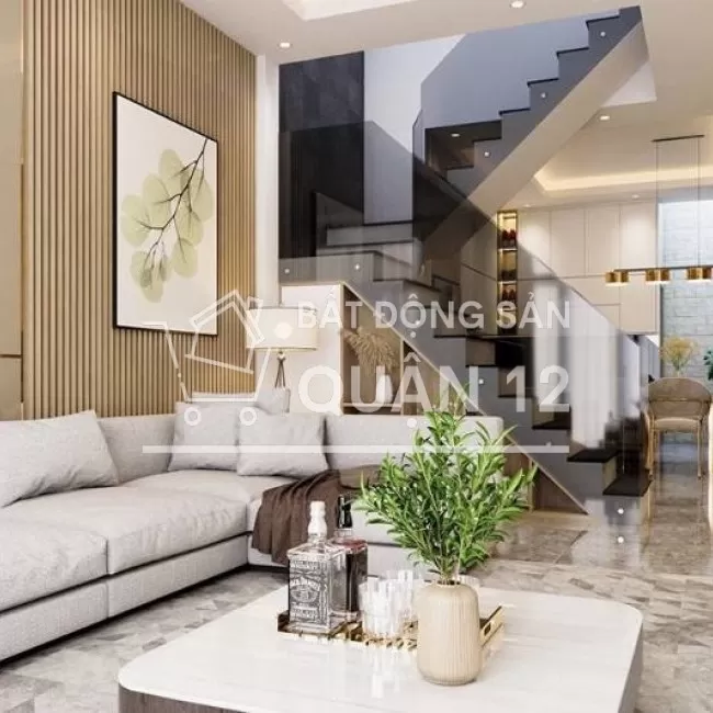 Bán Nhà An Phú Đông, Q.12, 1 Trệt 3 Lầu, DT 4x16, Sổ Hồng Riêng.