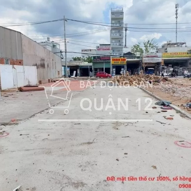 Bán đất mặt tiền Hà Huy Giá 4,930 tỷ xây nhà ở và buôn bán ngay
