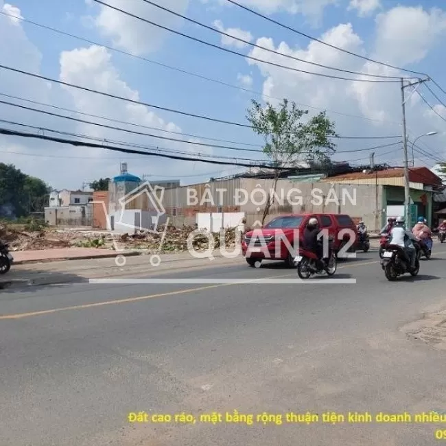 Bán đất mặt tiền Hà Huy Giá 4,930 tỷ xây nhà ở và buôn bán ngay