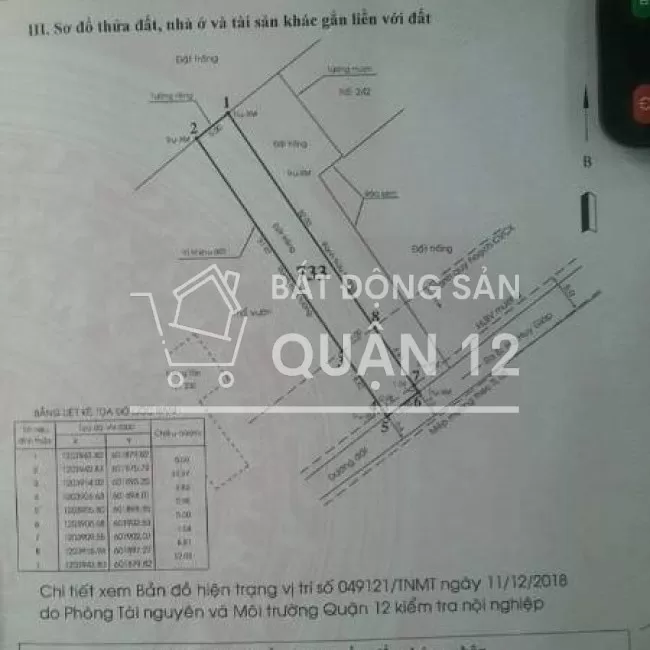 Bán đất SHR(10X42m,nở hậu 13m)/Thạnh Lộc 41,giá 12,5 tỷ;Lh 0919077588 