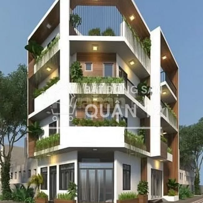 Nhà sổ hồng Hà Huy Giáp 1 sẹc, 49m2 thổ cư 5PN, 4WC