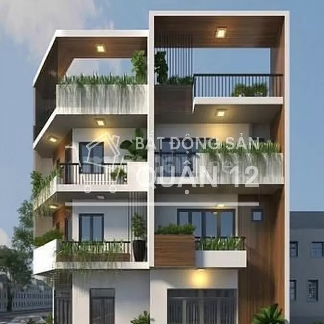 Nhà sổ hồng Hà Huy Giáp 1 sẹc, 49m2 thổ cư 5PN, 4WC
