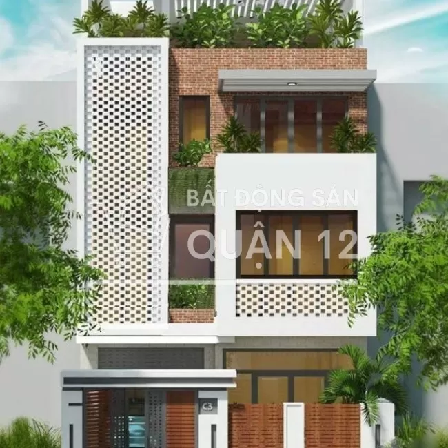 ngang 5,45m xây 3lau,5PN,bank hỗ trợ,Thạnh XuânQ12