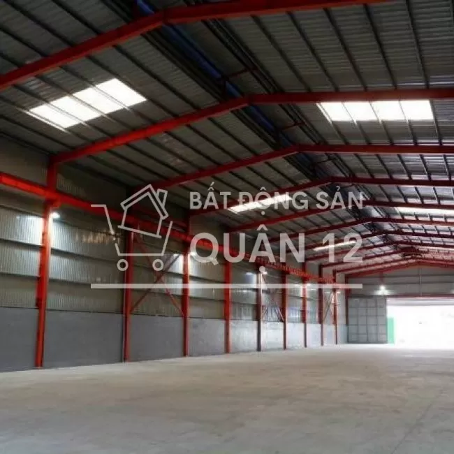 NHÀ XƯỞNG cho thuê 1.700,8 m2 AN PHÚ ĐÔNG, QUẬN 12, TP. HCM