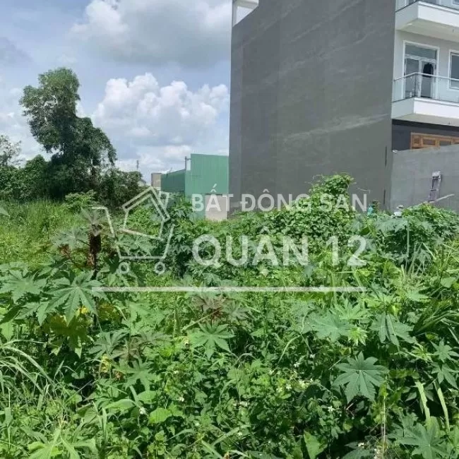 Bán đất mặt tiền sông Sài Gòn, Quân 12 dt 9,15x30m