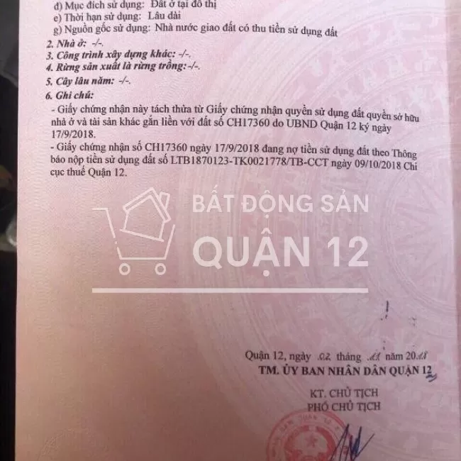 Đất phường Thạnh Xuân , Thạnh Xuân 24 , 58m2 , 3,1 tỷ , đường xe hơi .