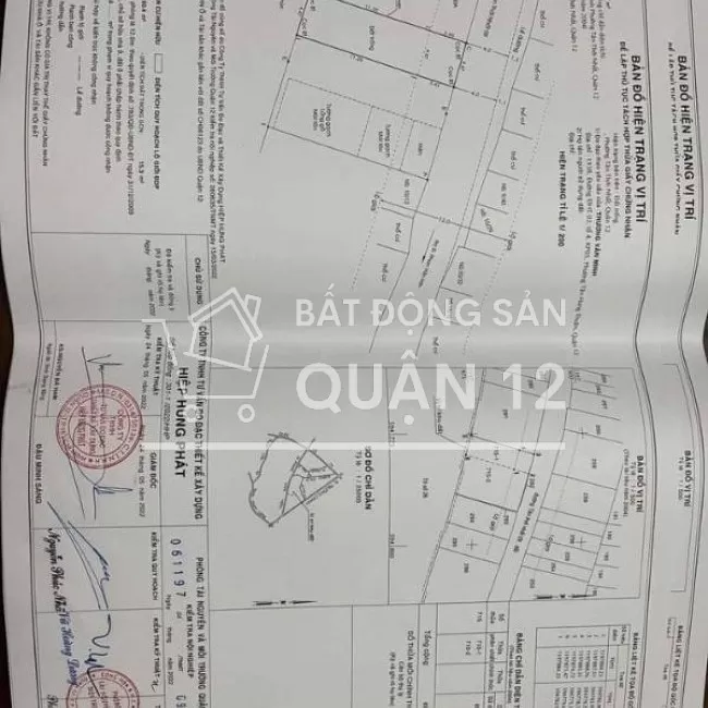 Bán 3 nền đất đường Phan Văn Hớn, Quận 12, 4.5x15m, đường 5m