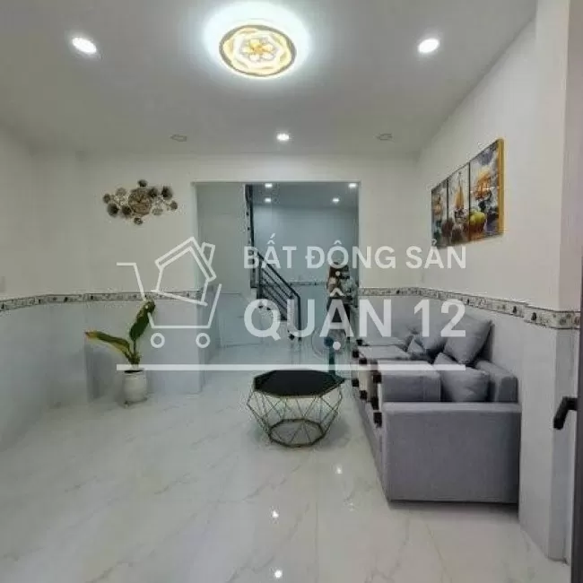 Nhà quận 12, 1 trệt 1 lầu 2 PN 2 WC. 1/ đường HT13. 
