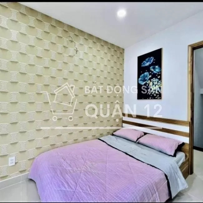 Nhà quận 12, 1 trệt 1 lầu 2 PN 2 WC. 1/ đường HT13. 