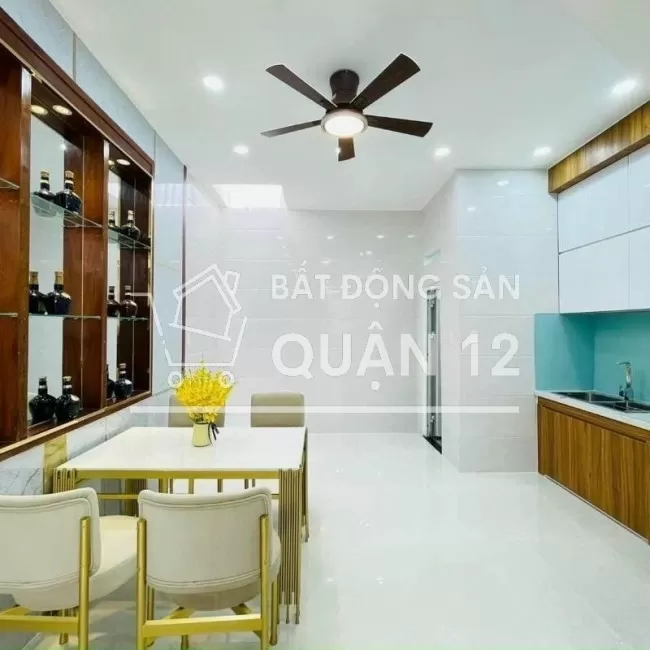 Nhà cuối đường Nguyễn Oanh, xây 4 lầu có thang máy, DT 4,5x18m SHR 