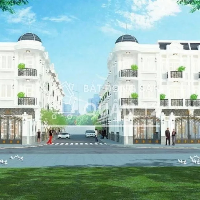 Nhà phố 1 trệt 2 lầu diện tích 5*12m