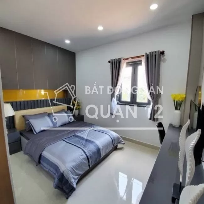 Nhà 3 lầu 4.5x16 ngay cầu Giao Khẩu Hà Huy Giáp Q12 sổ công chứng ngay