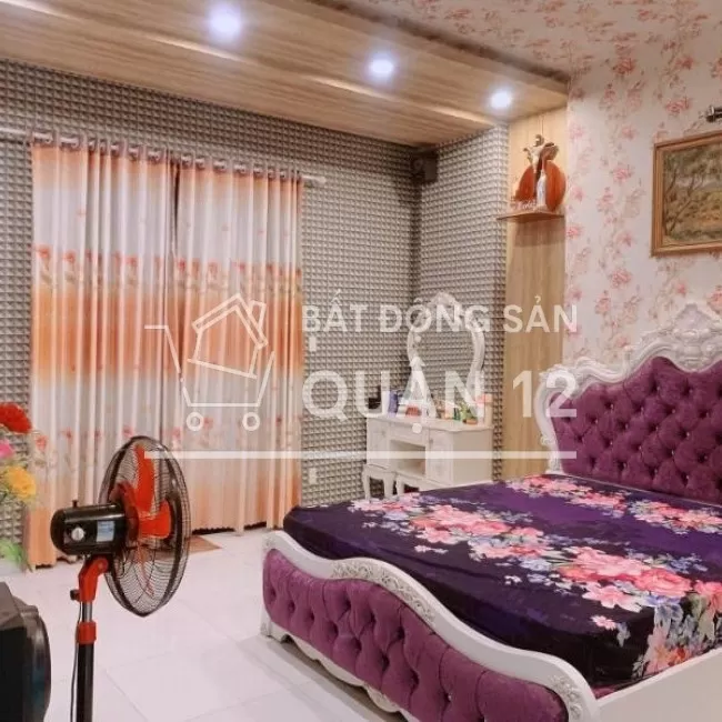 (Quận 12)Bán gấp nhà đẹp HXH Hà Huy Giáp cầu Phú Long 100m2,4tầng 6tỷ.