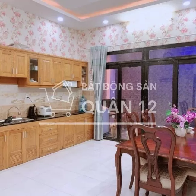 (Quận 12)Bán gấp nhà đẹp HXH Hà Huy Giáp cầu Phú Long 100m2,4tầng 6tỷ.