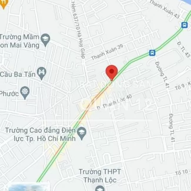 Bán nhà 614 Hà Huy Giáp, P.Thạnh Lộc. 5x26.8m, đường 30m, HĐ thuê 15tr