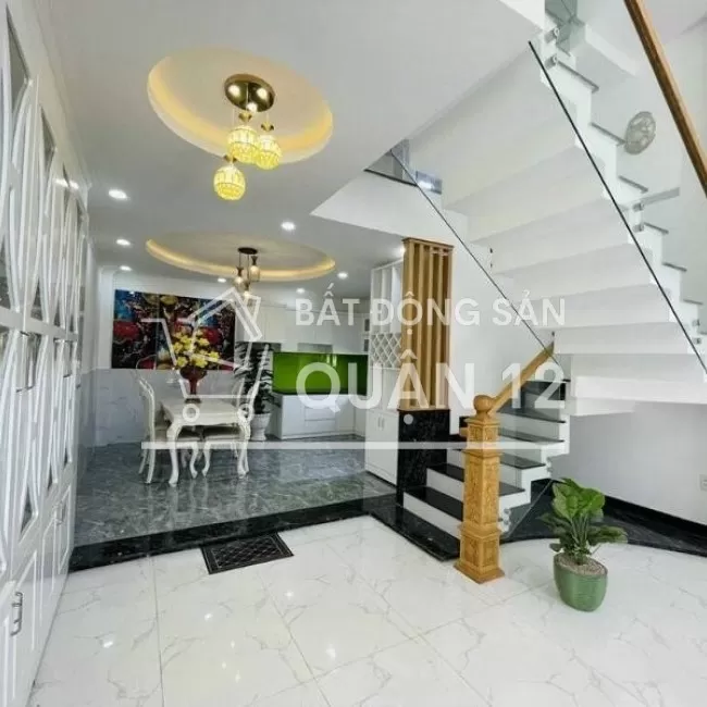 Bán Nhà Mới Sổ Hồng 5x10m, 4 tầng - Hà Huy Giáp, Thạnh Xuân