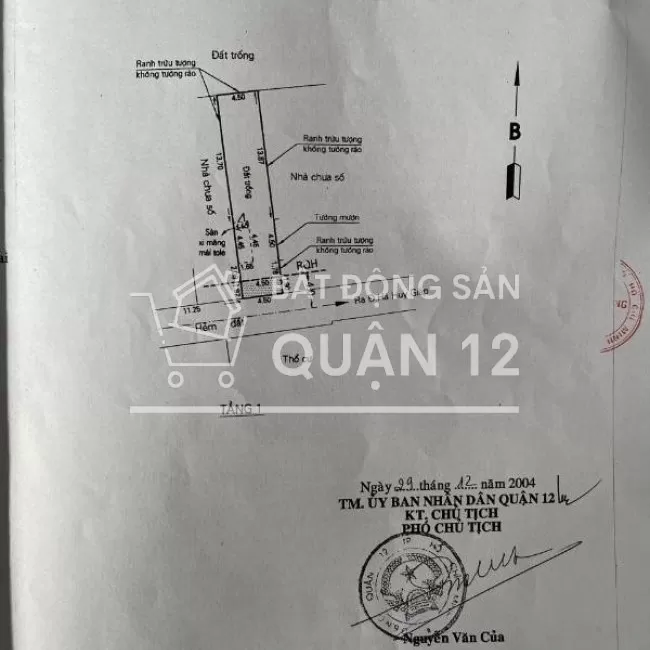 CHÍNH CHỦ BÁN GẤP NHÀ 90M2 HẺM XE HƠI HÀ HUY GIÁP, QUẬN 12, TP.HCM