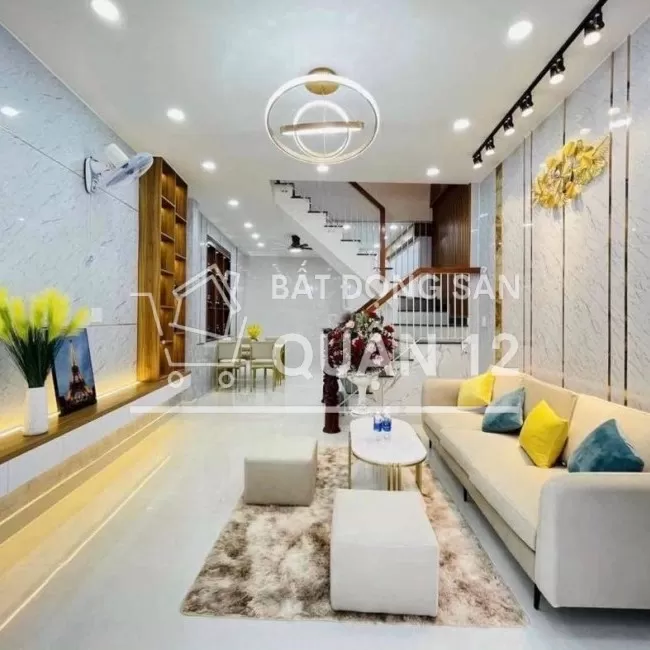Nhà mới xây rộng thoáng - shr quận 12 - hxh -4PN