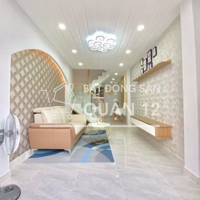 Nhà shr quận 12 - hẻm xe hơi thông thoáng - mới xây