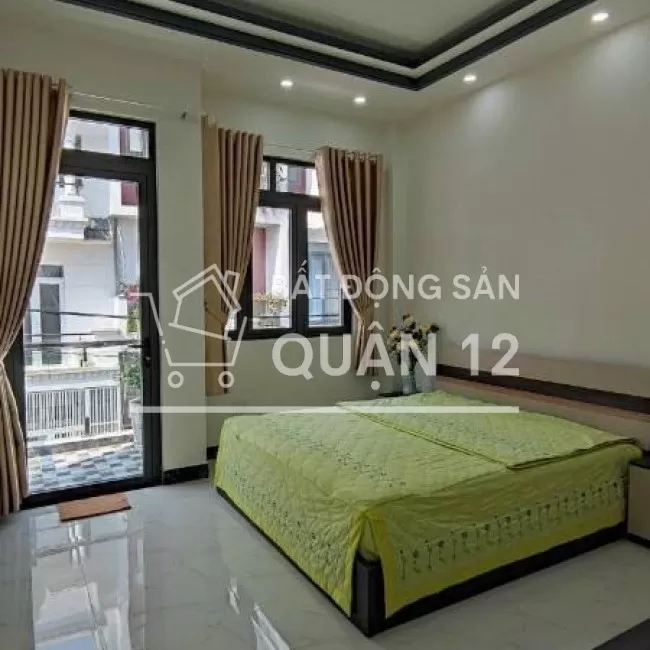 Nhà shr quận 12 - hẻm xe hơi thông thoáng - mới xây