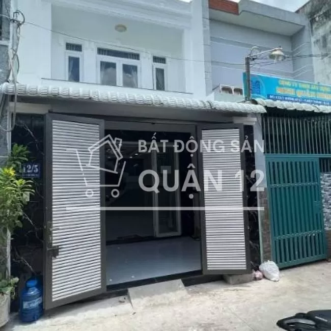 Nhà 1 xẹc ngắn đường HT17, Phường Hiệp Thành 