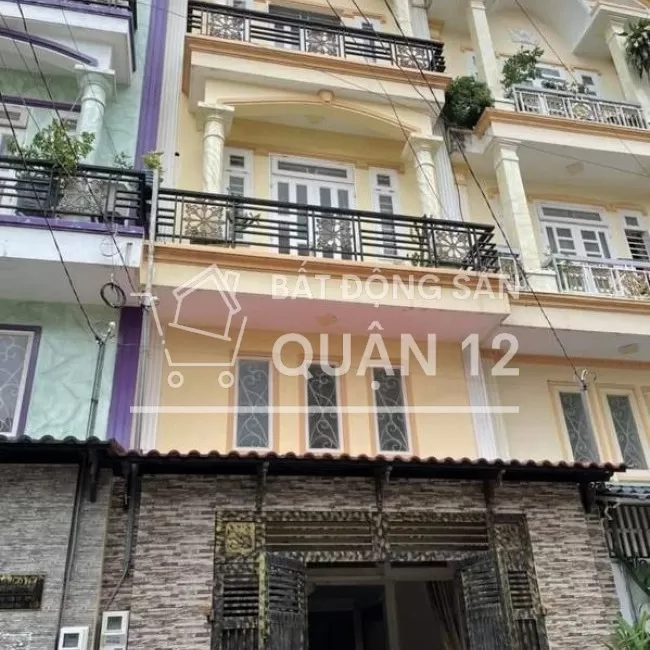 GIẢM SÂU 400 TRIỆU CHỈ 5 TỶ NHÀ 4 LẦU HẺM 8M HUỲNH THỊ HAI QUẬN 12
