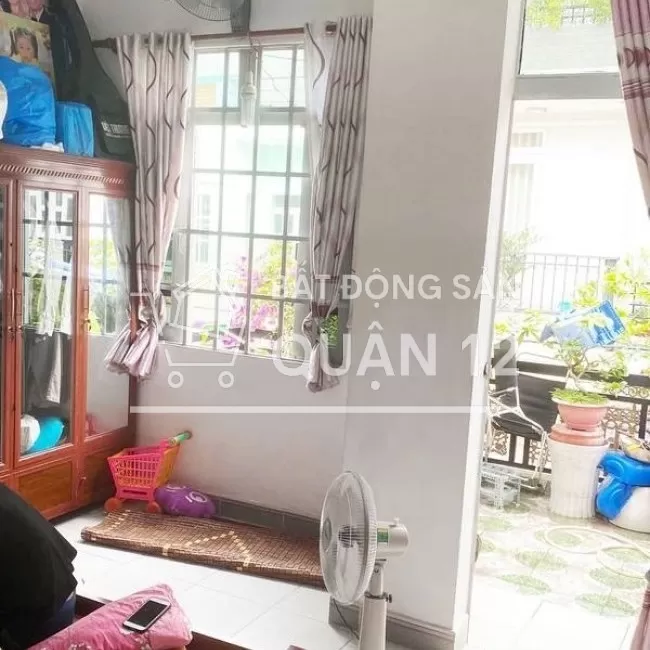 Q12.262. nhà 1 sẹc hxh 6m thông 1 trục, lâm thị hố, gần bv q12,