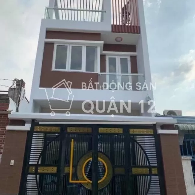 Bán nhà 1 xẹt Lâm Thị Hố hẻm thông nhựa 6m, Quận 12