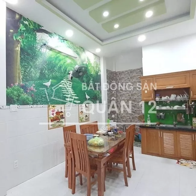Ban nhà,hxh 5m thông, lâm thị hố, quận 12, dt 54m2.