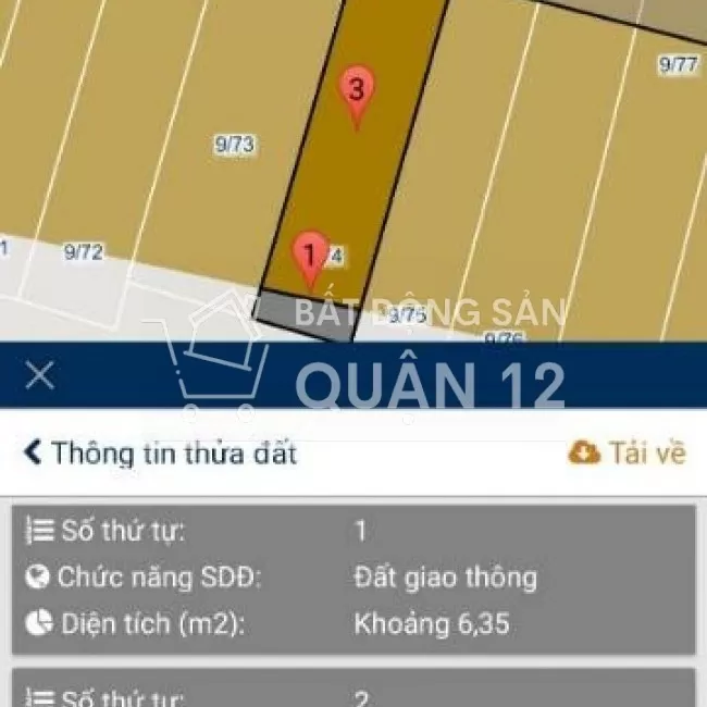 Bán nhà mặt tiền đường Trung Mỹ Tây 12, phường Trung Mỹ Tây, quận 12