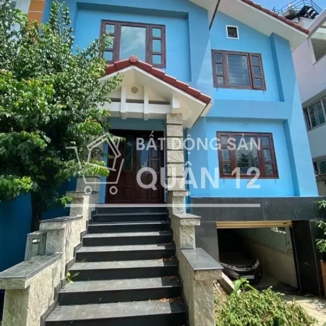 Biệt thự MT chính chủ 10x20 Lê Thị Riêng Q12, 1 hầm 1 trệt 1 lầu