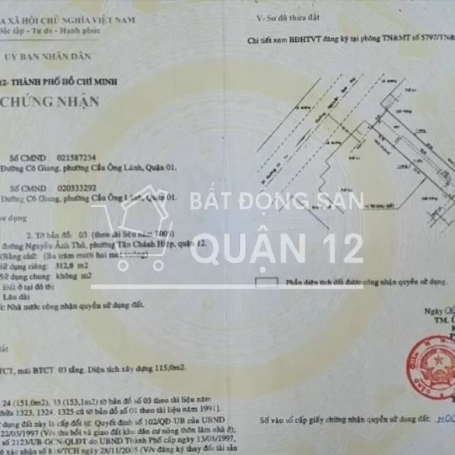 Bán nhà 2 mặt tiền trước sau đường Nguyễn Ảnh Thủ, P.TCH, Q12
